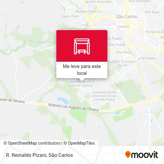 R. Reinaldo Pizani mapa