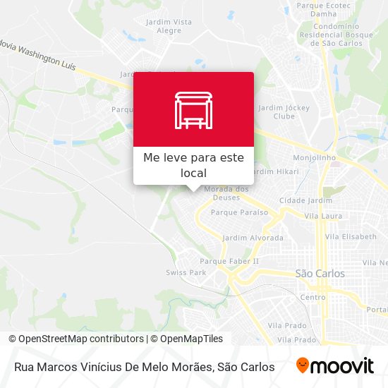 Rua Marcos Vinícius De Melo Morães mapa