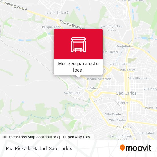 Rua Riskalla Hadad mapa