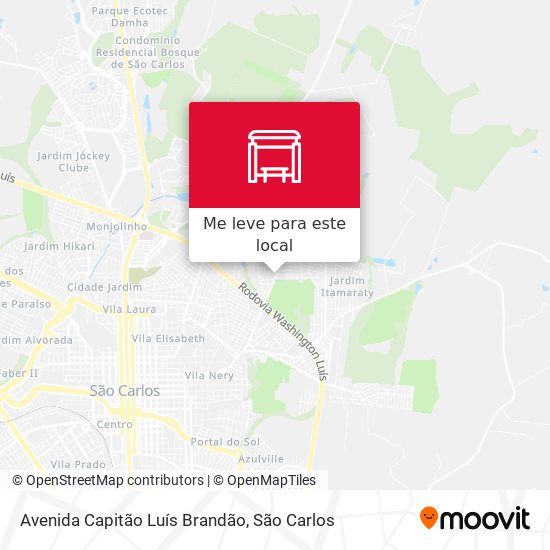 Avenida Capitão Luís Brandão mapa