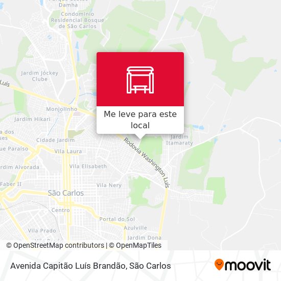 Avenida Capitão Luís Brandão mapa