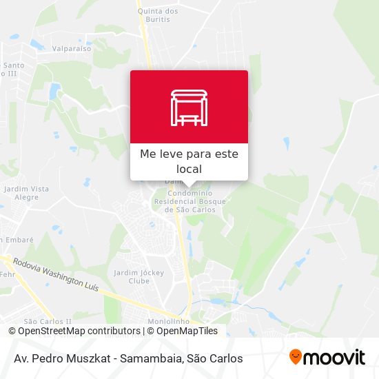 Av. Pedro Muszkat - Samambaia mapa