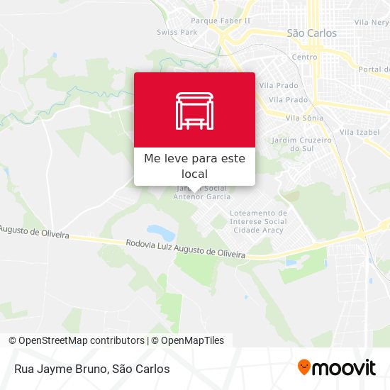 Rua Jayme Bruno mapa