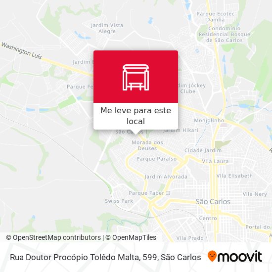 Rua Doutor Procópio Tolêdo Malta, 599 mapa