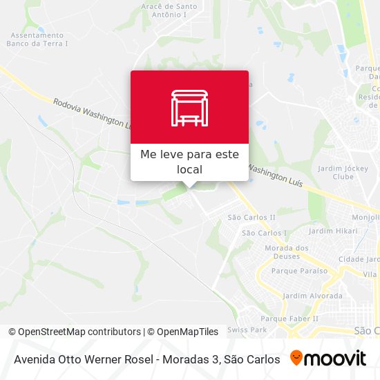 Avenida Otto Werner Rosel - Moradas 3 mapa