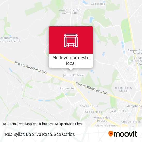 Rua Syllas Da Silva Rosa mapa