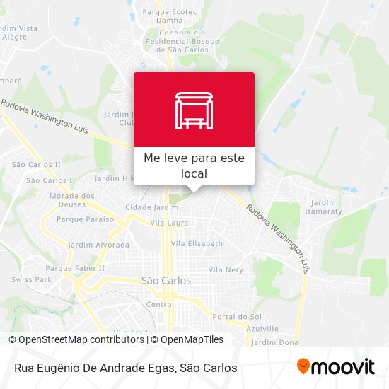 Rua Eugênio De Andrade Egas mapa