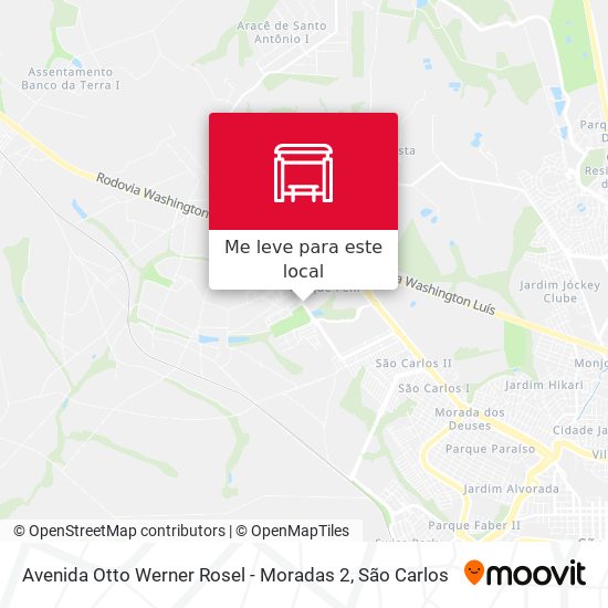 Avenida Otto Werner Rosel - Moradas 2 mapa