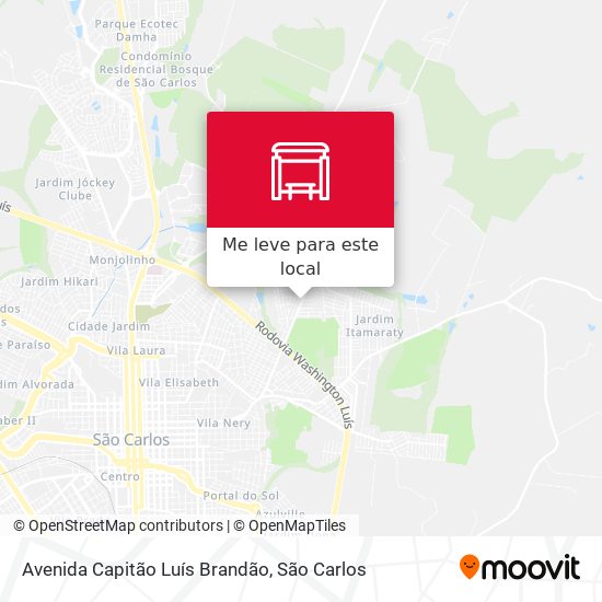 Avenida Capitão Luís Brandão mapa