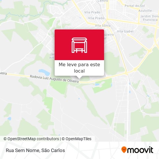 Rua Sem Nome mapa