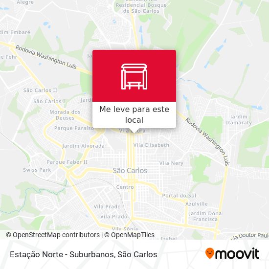 Estação Norte - Suburbanos mapa