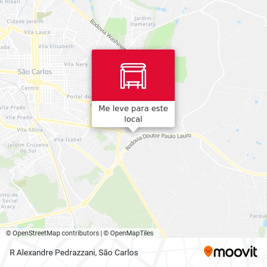 R Alexandre Pedrazzani mapa