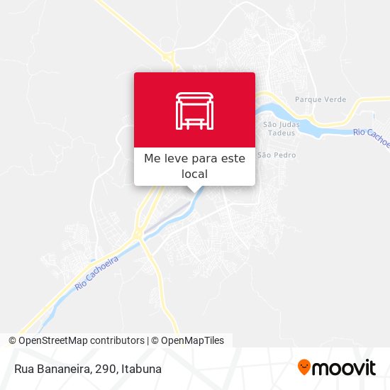 Rua Bananeira, 290 mapa