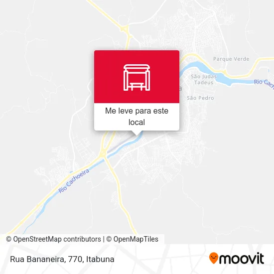 Rua Bananeira, 770 mapa