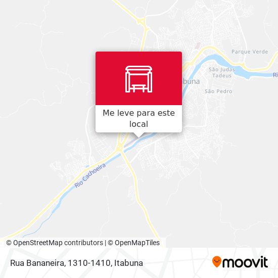 Rua Bananeira, 1310-1410 mapa