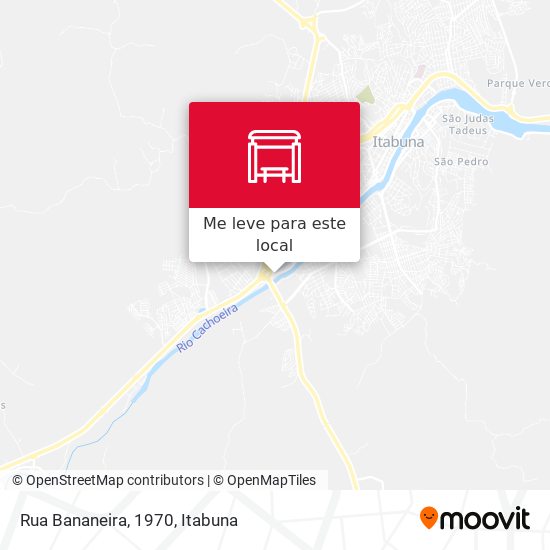 Rua Bananeira, 1970 mapa