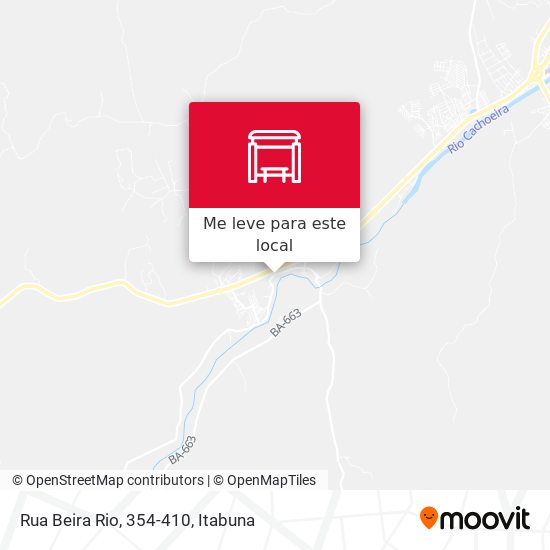 Rua Beira Rio, 354-410 mapa