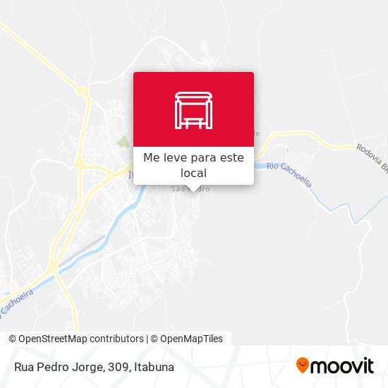 Rua Pedro Jorge, 309 mapa