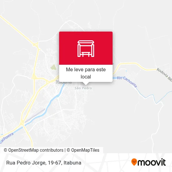 Rua Pedro Jorge, 19-67 mapa