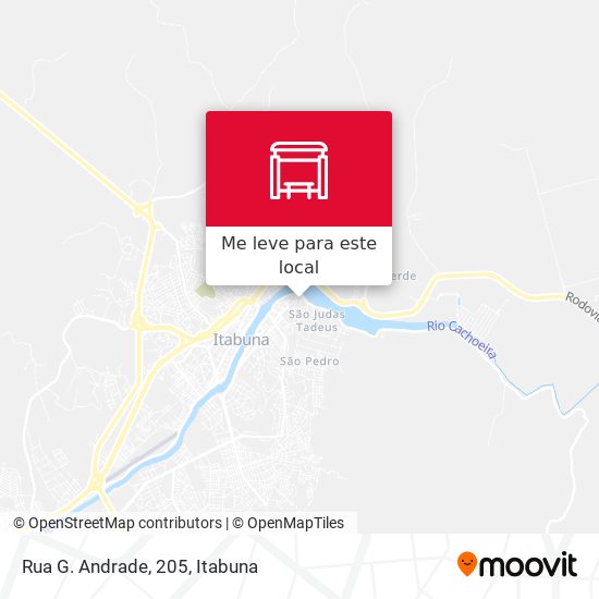 Rua G. Andrade, 205 mapa