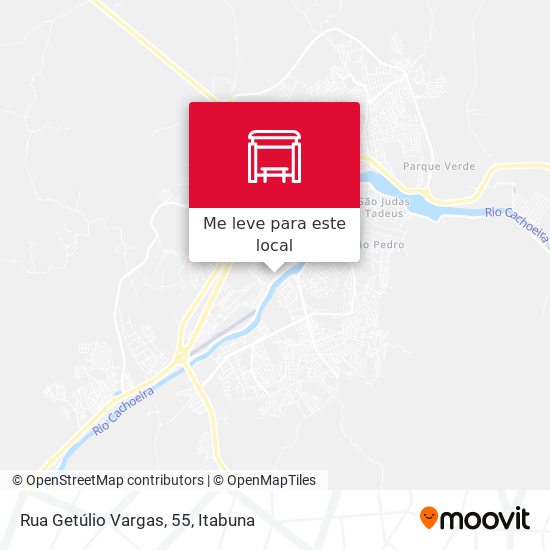 Rua Getúlio Vargas, 55 mapa