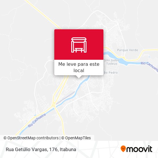 Rua Getúlio Vargas, 176 mapa