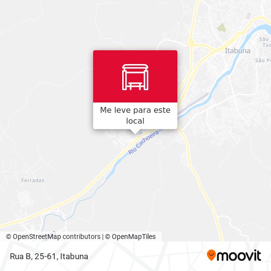 Rua B, 25-61 mapa