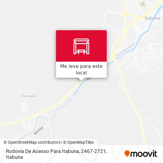 Rodovia De Acesso Para Itabuna, 2467-2721 mapa