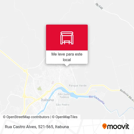 Rua Castro Alves, 521-565 mapa