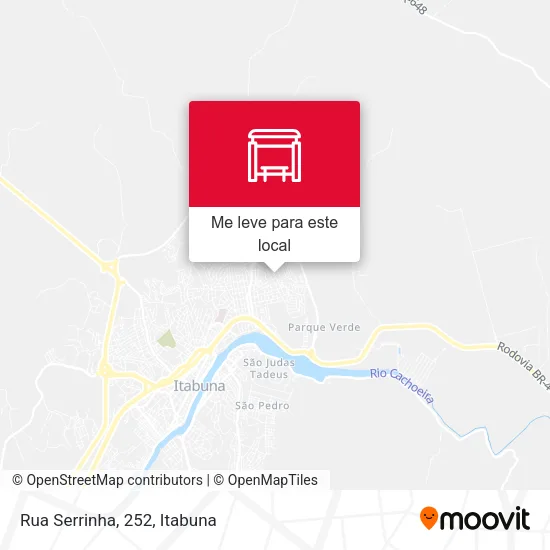 Rua Serrinha, 252 mapa