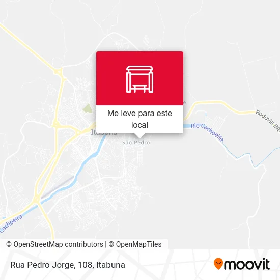 Rua Pedro Jorge, 108 mapa