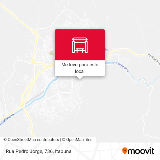 Rua Pedro Jorge, 736 mapa