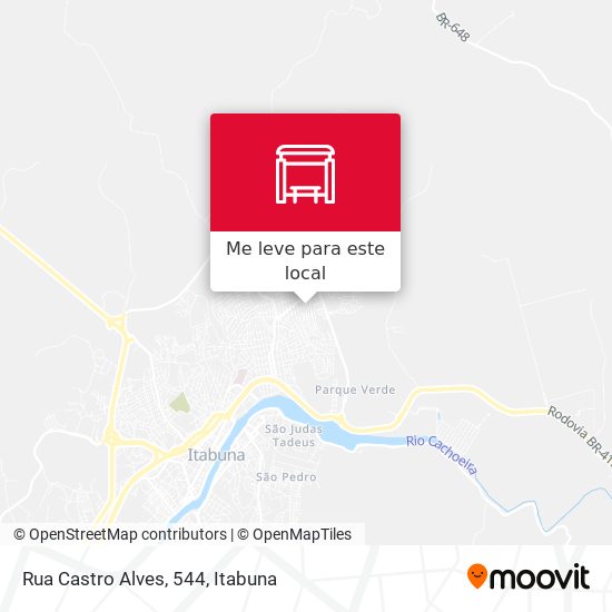 Rua Castro Alves, 544 mapa
