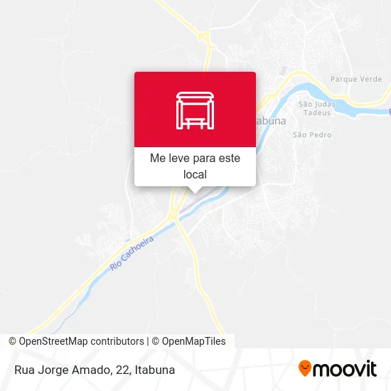 Rua Jorge Amado, 22 mapa