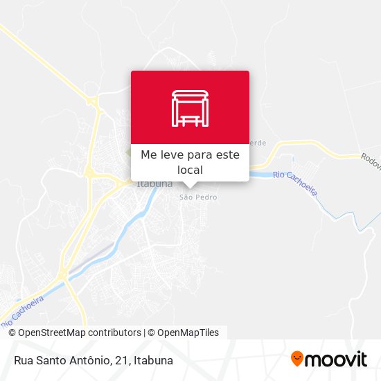 Rua Santo Antônio, 21 mapa