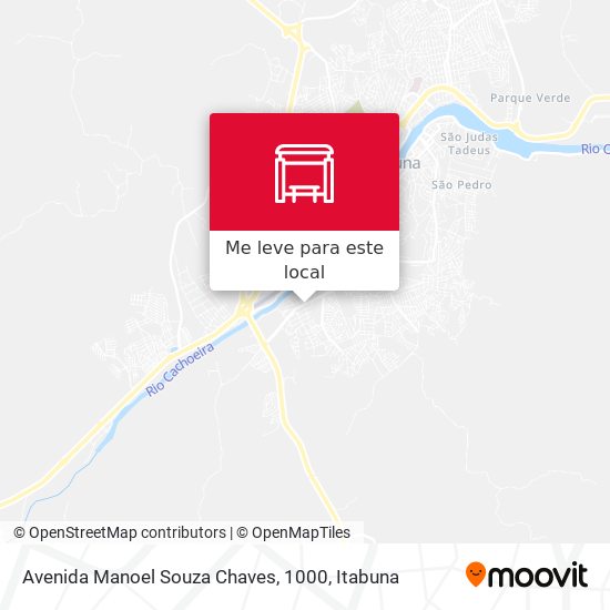 Avenida Manoel Souza Chaves, 1000 mapa