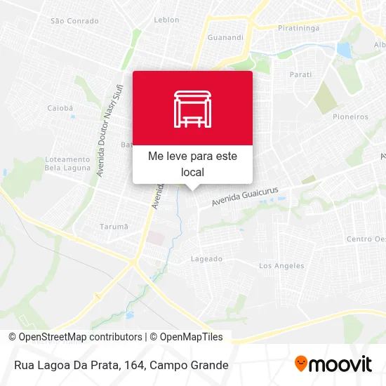 Rua Lagoa Da Prata, 164 mapa