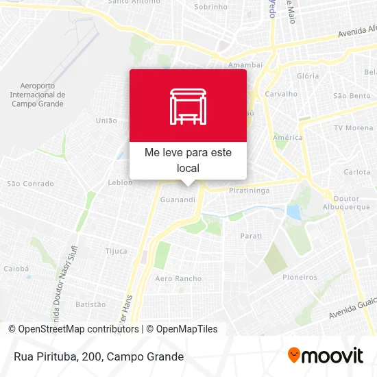 Rua Pirituba, 200 mapa