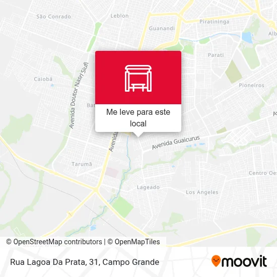 Rua Lagoa Da Prata, 31 mapa