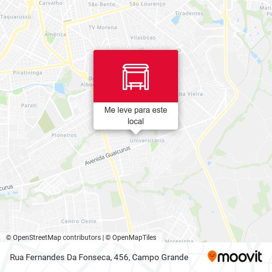Rua Fernandes Da Fonseca, 456 mapa