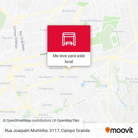 Rua Joaquim Murtinho, 3117 mapa