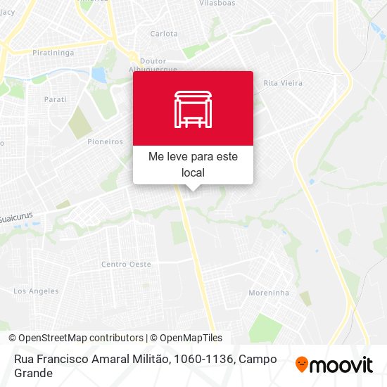 Rua Francisco Amaral Militão, 1060-1136 mapa