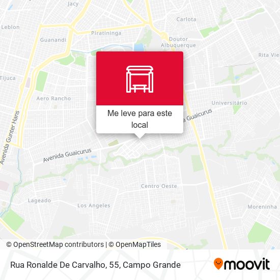 Rua Ronalde De Carvalho, 55 mapa