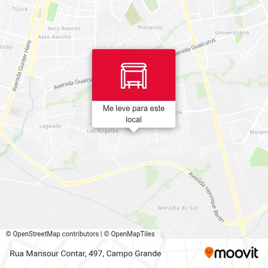 Rua Mansour Contar, 497 mapa