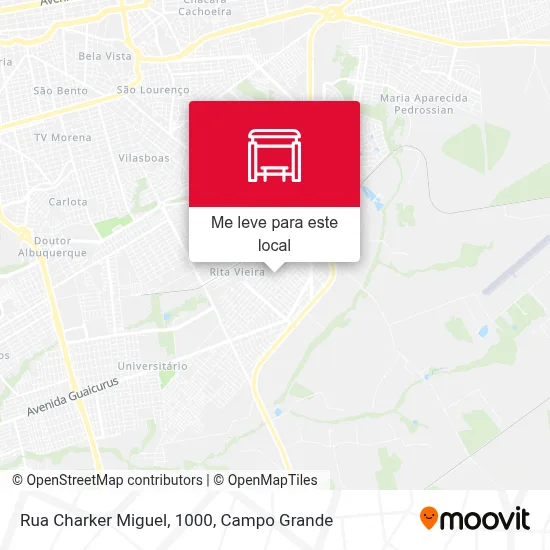 Rua Charker Miguel, 1000 mapa