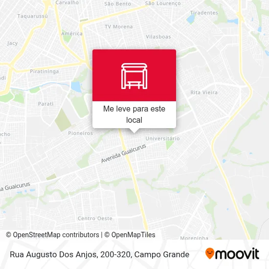 Rua Augusto Dos Anjos, 200-320 mapa