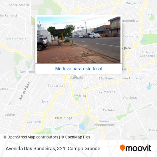 Avenida Das Bandeiras, 321 mapa