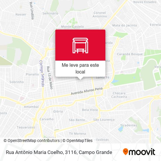 Rua Antônio Maria Coelho, 3116 mapa