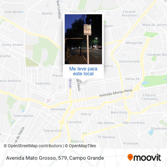 Avenida Mato Grosso, 579 mapa