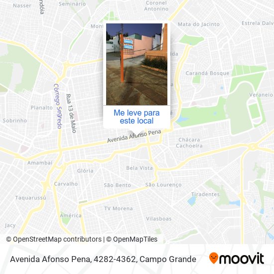 Avenida Afonso Pena, 4282-4362 mapa